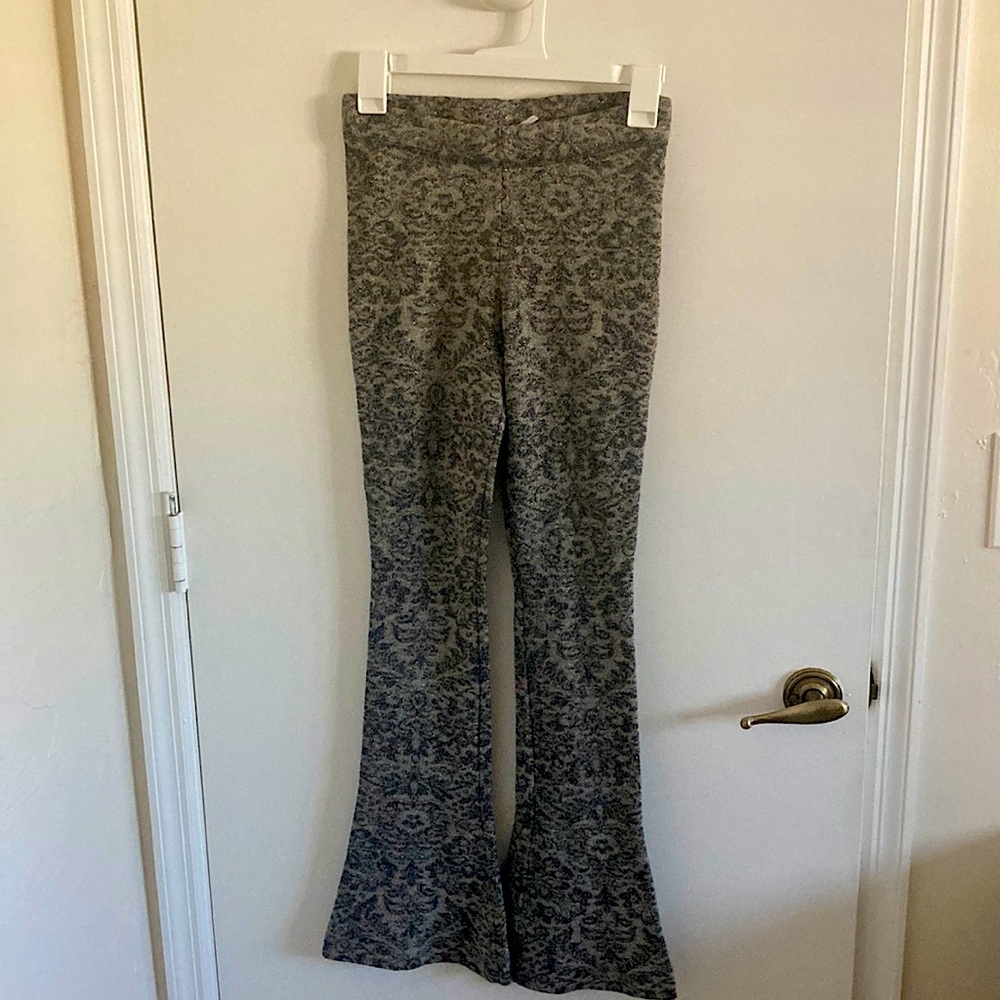 Free People flare patterned pants